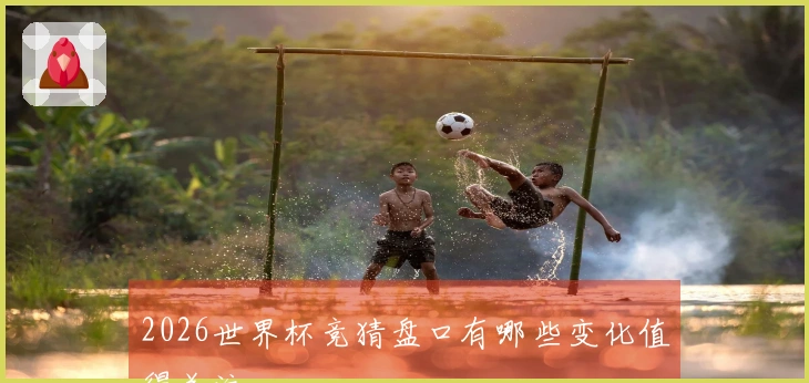 2026世界杯竞猜盘口有哪些变化值得关注
